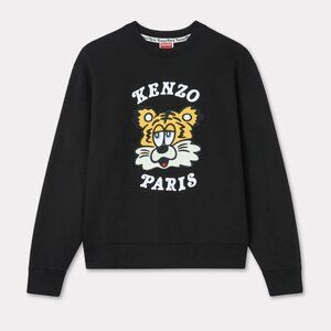Kenzo Verdy Market Tiger Embroidered Classic Sweatshirt